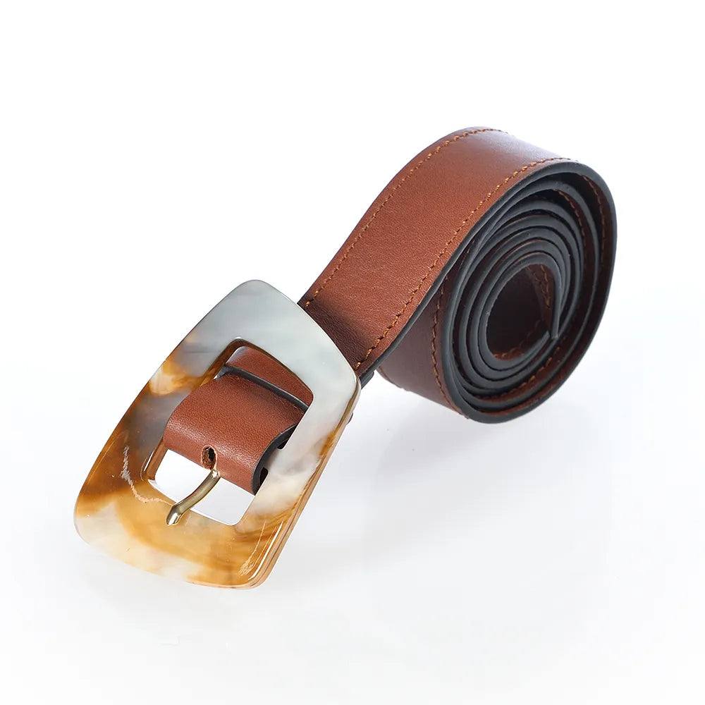 A unique leather belt
