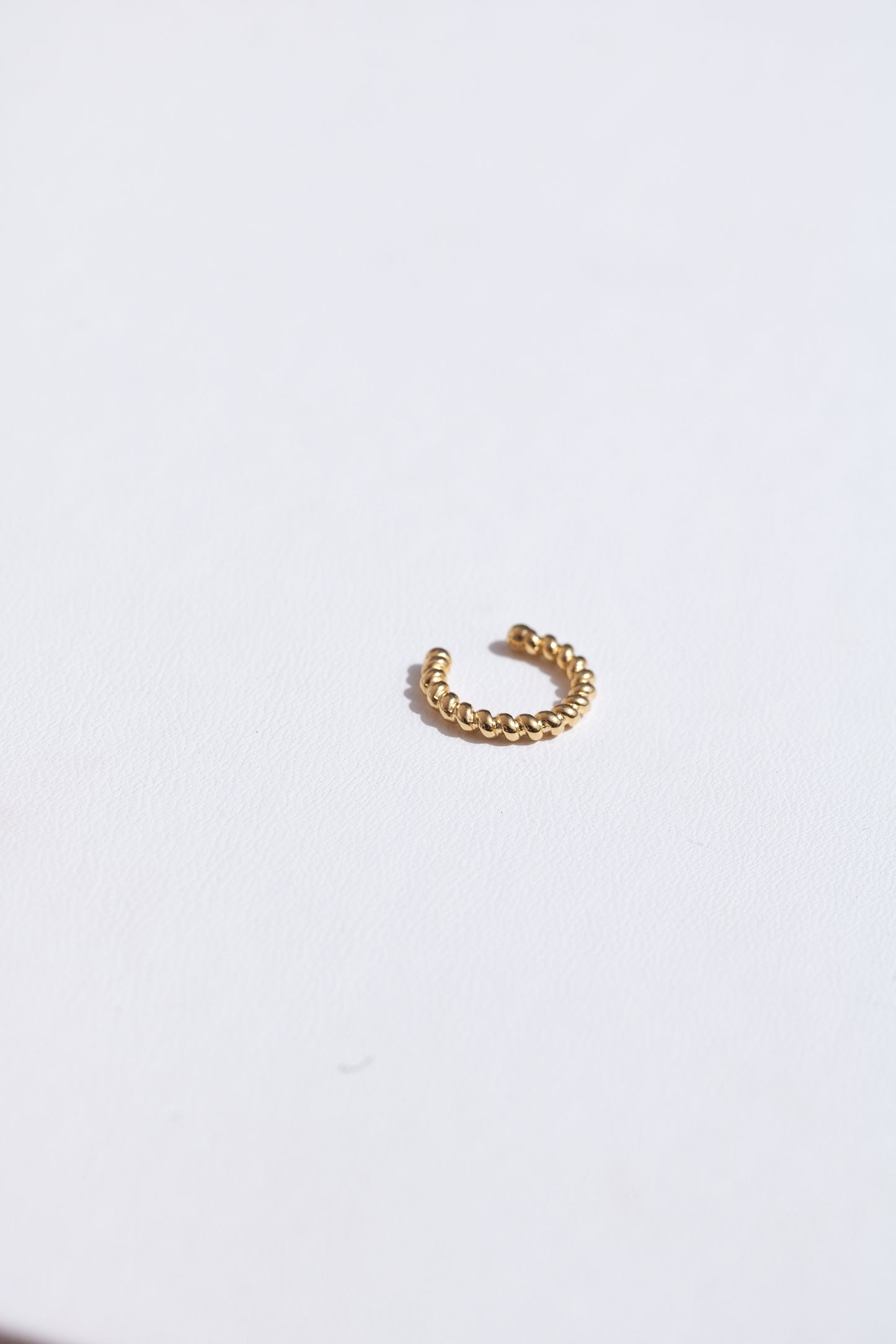 TINA CUFF GOLD - Mini braided Ear Cuff