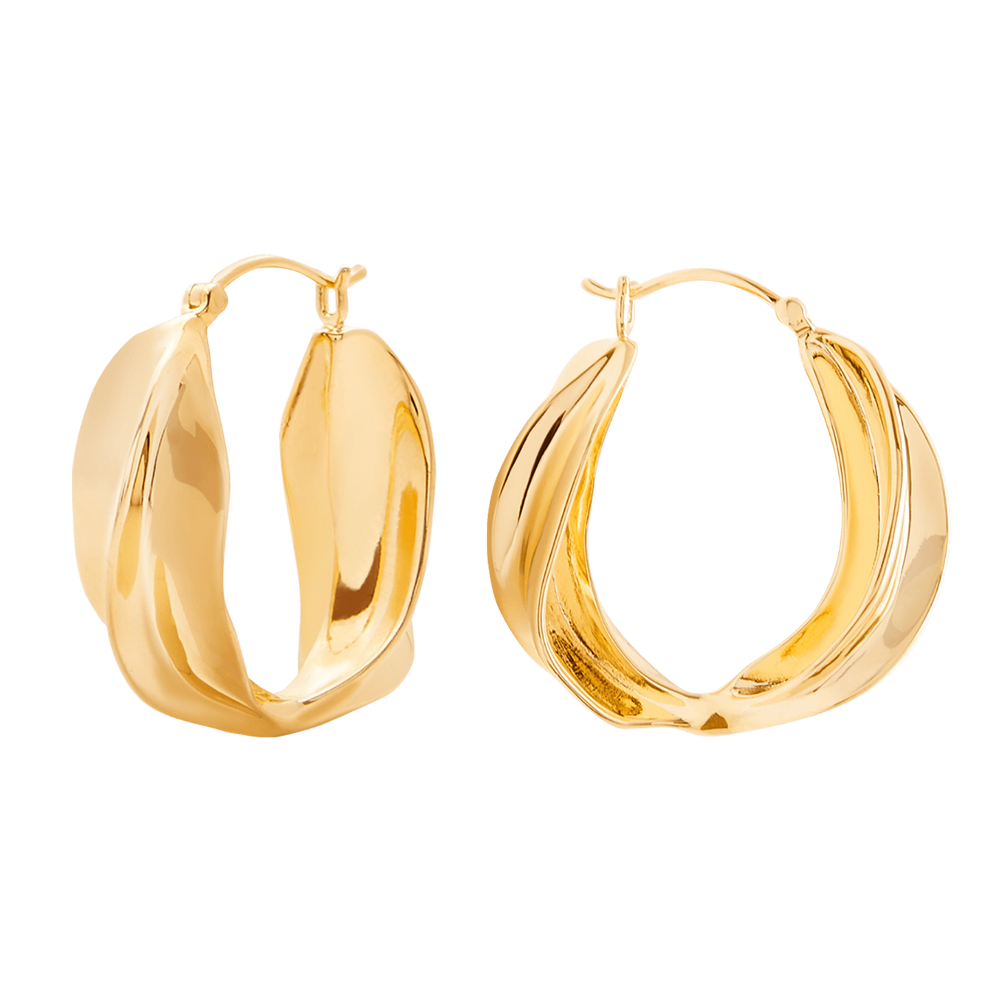 SAVAGE GOLD - Vintage Hoop Earrings