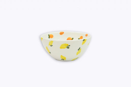 Lemon & Orange Ceramic Fruit Bowl